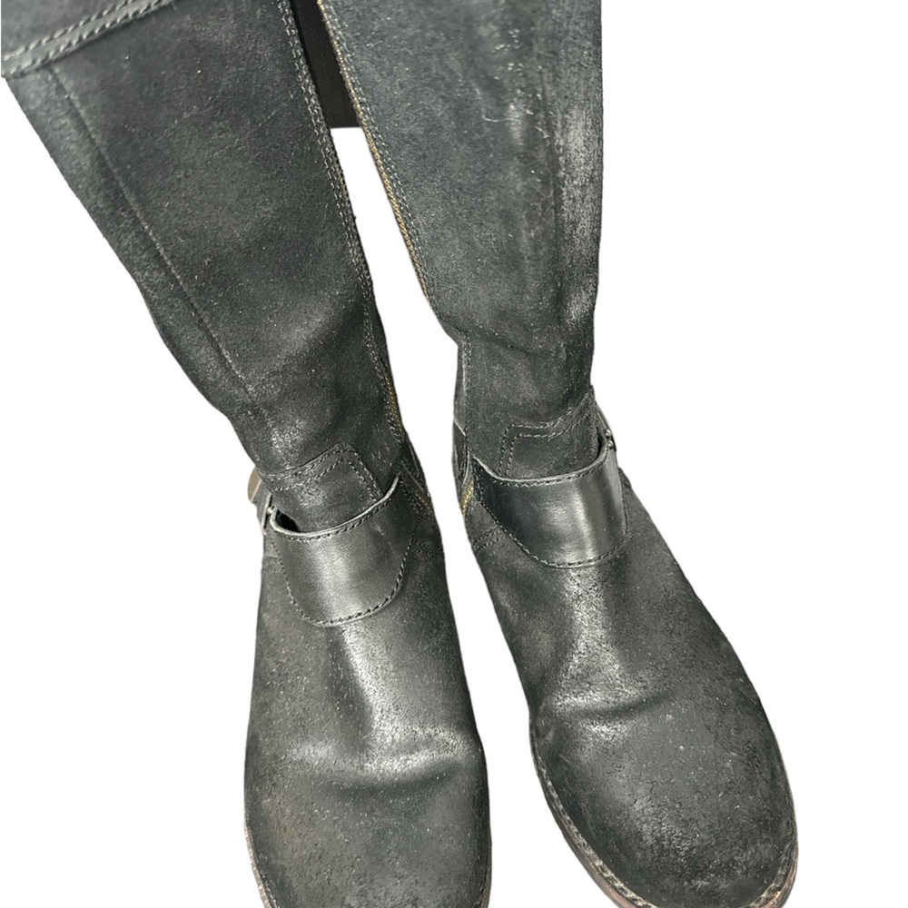 UGG Tall Black Boots Dayle Rider - Picture 6 of 11